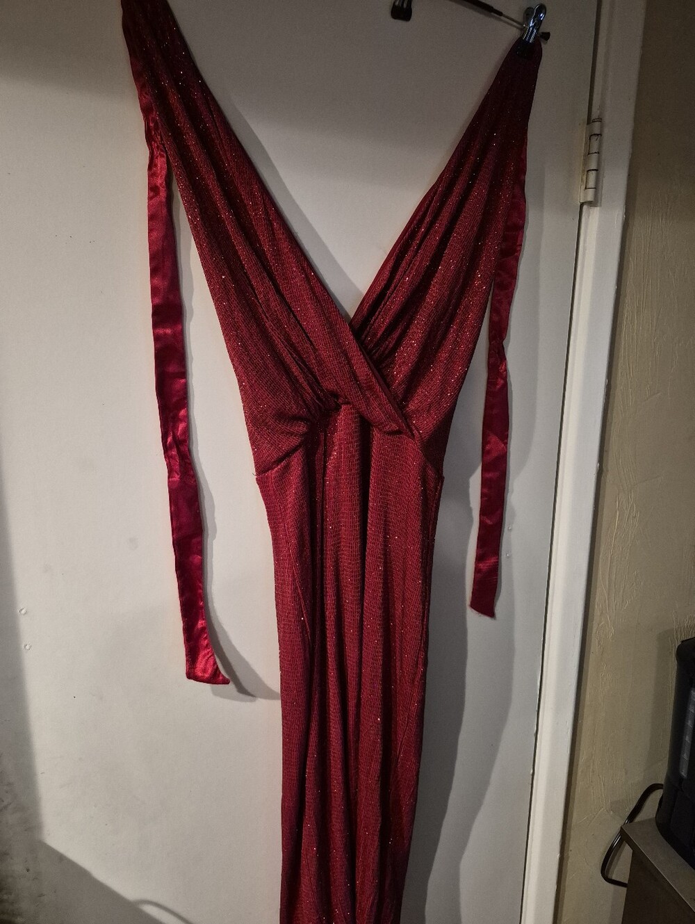 Guess Red Wine Dress. Jessica Rabbit Vibes